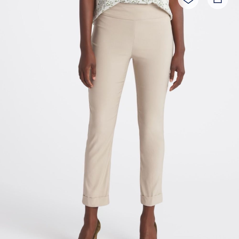 Tribal Women's Cropped Tan Pants